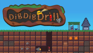 DigDigDrill – offizielles Store-Promobild mit Bohrer