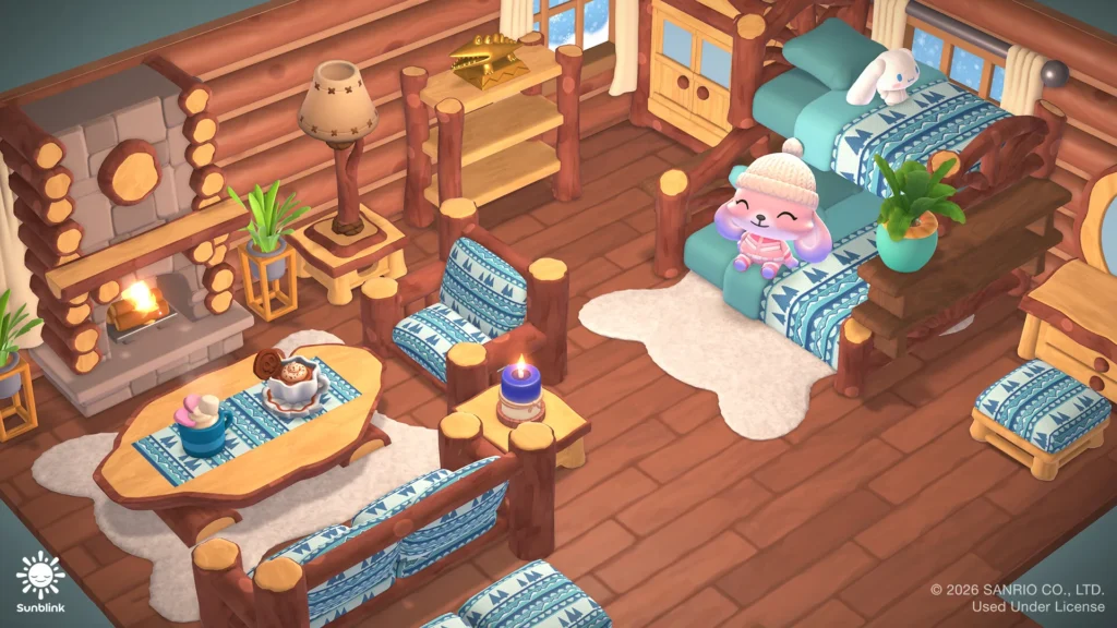 Offizieller Screenshot aus Hello Kitty Island Adventure auf Friendship Island.