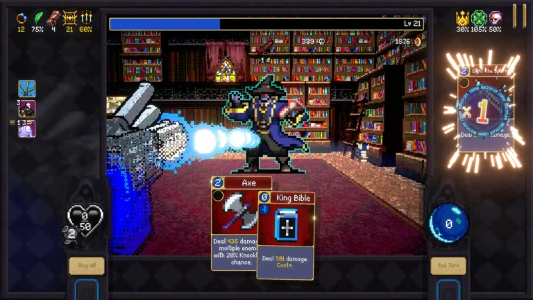 Vampire Crawlers: The Turbo Wildcard from Vampire Survivors iOS Screenshot 2