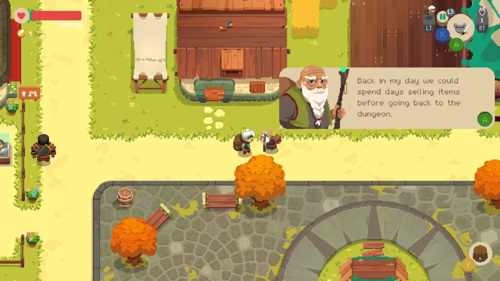 Offizieller Moonlighter-Screenshot aus der Spielwelt.