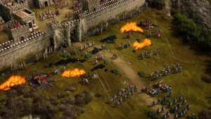 Offizieller Stronghold-4-Screenshot aus der Spielgalerie von Firefly Studios.