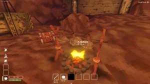 Offizielle Spielsituation in einem handgebauten Dungeon von Deep Dish Dungeon