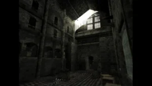 Szene aus der verwitterten Jenseitswelt von PRISON OF HUSKS aus der offiziellen PS5-Galerie.