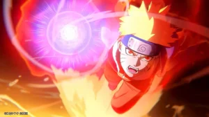 Offizieller Naruto-Mobile-Teaser: Naruto führt ein blau leuchtendes Rasengan aus.
