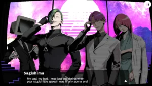 Offizielle Spielszene aus BUZZ or DIE, dem Point-and-Click-Adventure von BON und Kodansha.