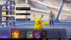 Offizielle Spielszene aus Pokémon UNITE auf Nintendo Switch. Der Onlinebetrieb endet im März 2027.