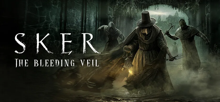Offizielles Spielmotiv zu Sker: The Bleeding Veil, dem Schleich-Horrorspiel im Waisenhaus.