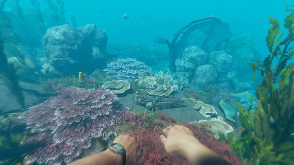 Offizieller Gameplay-Screenshot aus Stranded Deep.