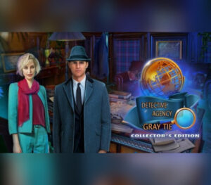 Detective Agency Gray Tie