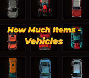 How Much Items Vehicles