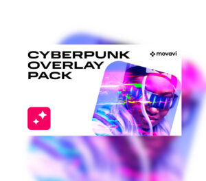 Movavi Video Editor 2023 Cyberpunk Overlay Pack