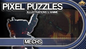 Pixel Puzzles Illustrations & Anime Jigsaw Pack Mechs